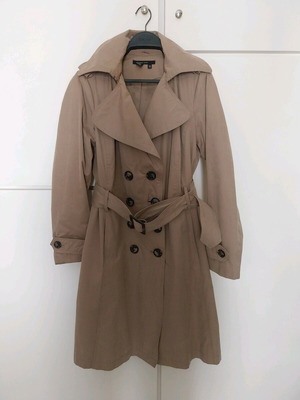 Καμπαρντίνα Zara χακί μεζάτη, φοδραρισμένη, like new, μέγεθος XL