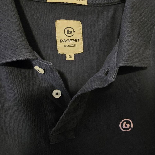 Basehit men's polo shirt like new, size M, blue