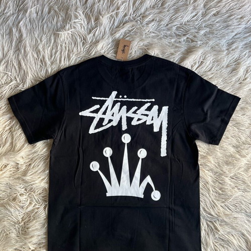 Stussy Stock Crown Tee size S new, black