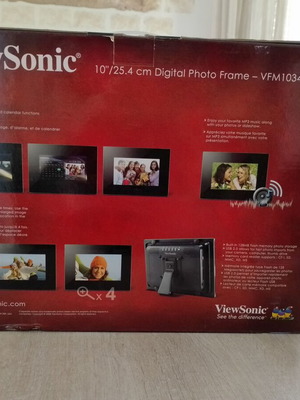 ViewSonic 10" digital photo frame used with large capacity