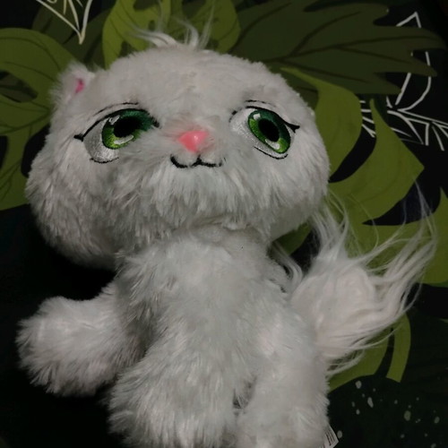 Shimmer Stars Jelly Bean plush cat used