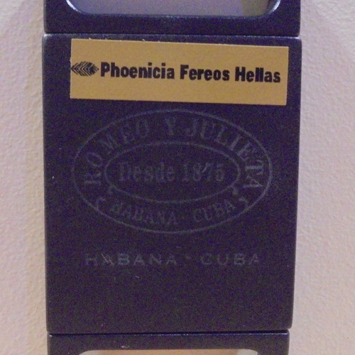 Romeo & Julieta cigar punch used advertising