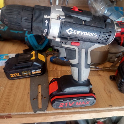 Cordless drill with impact, like new