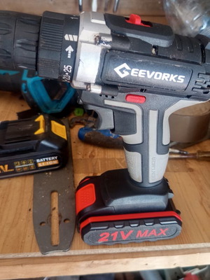 Cordless drill with impact, like new