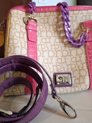 Rocco Barocco multicolor handbag, crossbody option