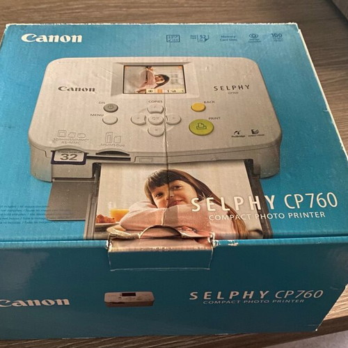 Canon Selphy CP760 mini photo printer like new