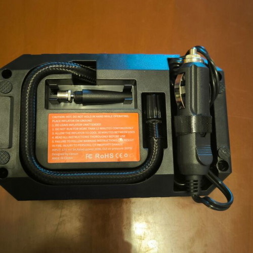 Electric car and motorcycle tire pump new with led light