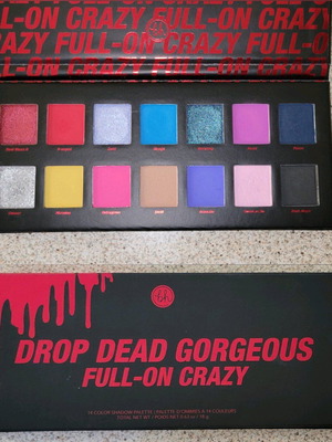 BH Cosmetics Drop Dead Gorgeous Full-On Crazy palette like new