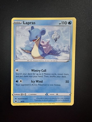 Lapras Pokemon Card McDonalds 2022 New