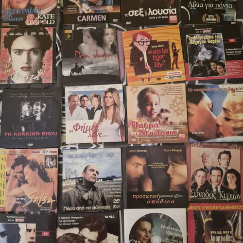 DVD movies set like new, 98 action, adventure, romance, social