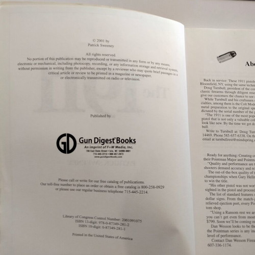The Gun Digest Book of the 1911 Volume 1 foreign language book used