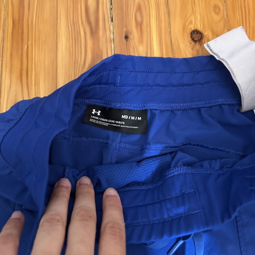 Under Armour Training Shorts blue, medium, like new