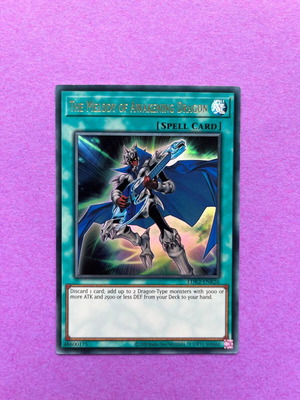 The Melody of Awakening Dragon Yu-Gi-Oh! Card like new