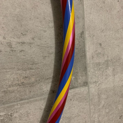 Hula Hoop Toy Multicolored Striped like new