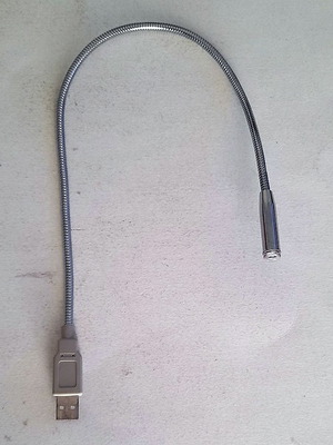 Usb led light used, ideal for laptop and airplane