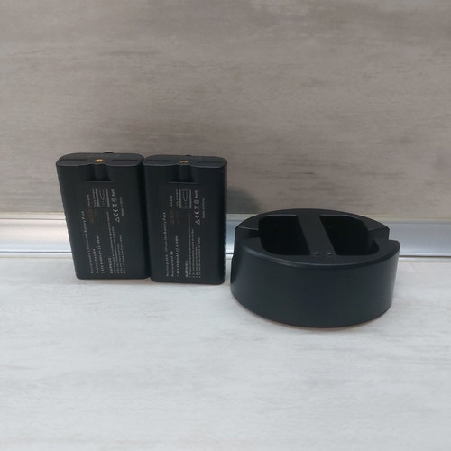 Premium kit double charger and 2 batteries V4 for Ring Video Doorbell