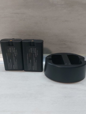 Premium kit double charger and 2 batteries V4 for Ring Video Doorbell