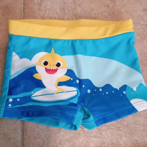 Baby shark swimsuit 1 year like new