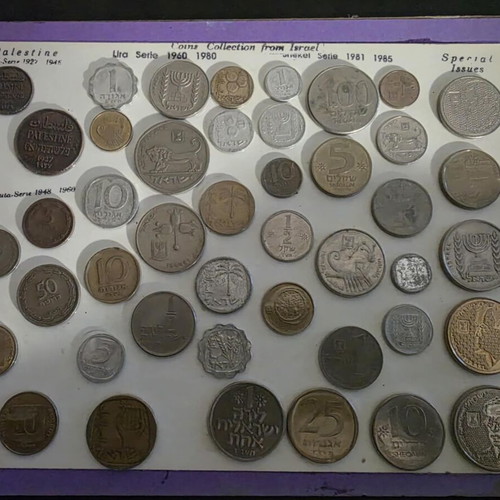 44 Palestine and Israel coins 1948-1985