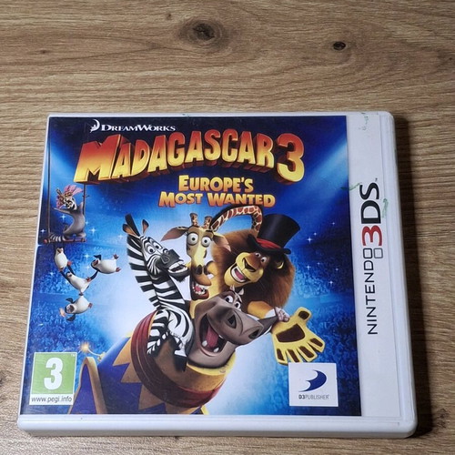 Madagascar 3 Nintendo 3DS game like new