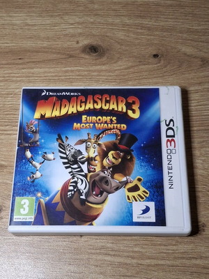 Madagascar 3 Nintendo 3DS game like new