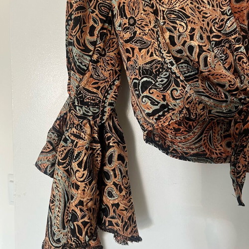 Ble resort collection set with culotte and tied crop top.