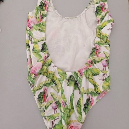Women's one-piece swimsuit new, onesize, white multicolor