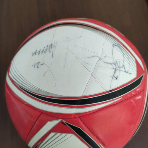 Leather collectible ball Euro 2008 new with authentic signatures