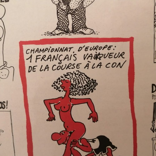 Charlie Hebdo satirical magazine used, 3 issues from 1978