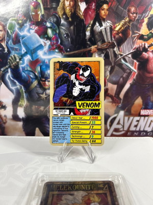 Venom Official Top Trumps Card Marvel mint condition