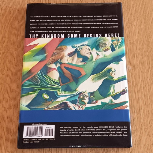 Justice Society of America Thy Kingdom Come hardcover like new