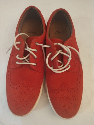 Clarks men's suede shoes like new, size 42