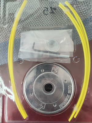 Brushcutter head VISCO KEF-29 new, aluminum with 2 outlets
