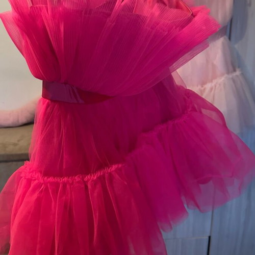 Tulle dress M like new, pink