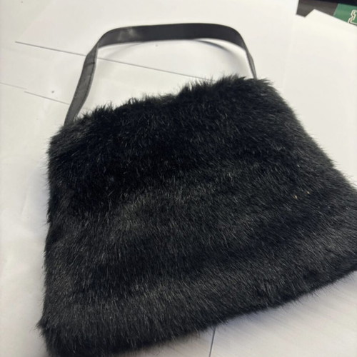 Black handheld bag in good condition