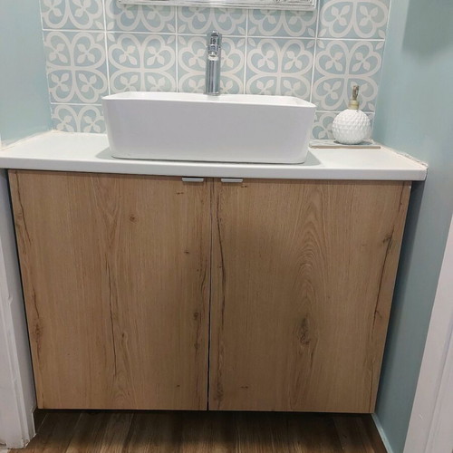 Bathroom furniture with sink like new, set of 2