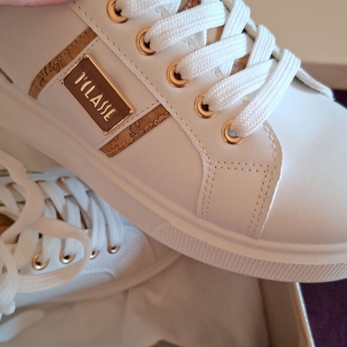 Alviero Martini 1a Classe athletic shoes new, size 39, white brown