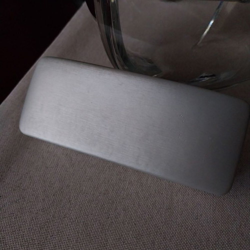 Glasses case like new, gray and silver
