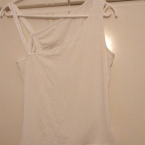 Tirante white blouse used with ruching and strass