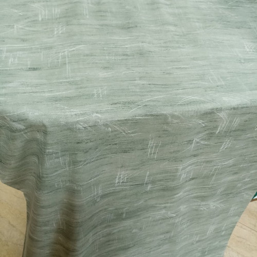 Curtain green chagali cotton gauze with 10% polyester new