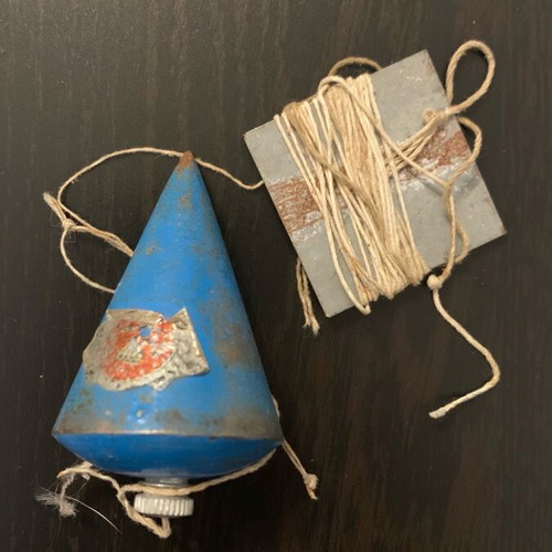 Old plumb bob used