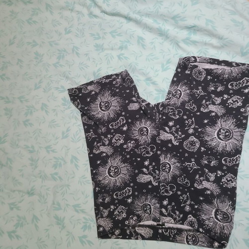 Biker shorts goth alt used, size XS-S, gray