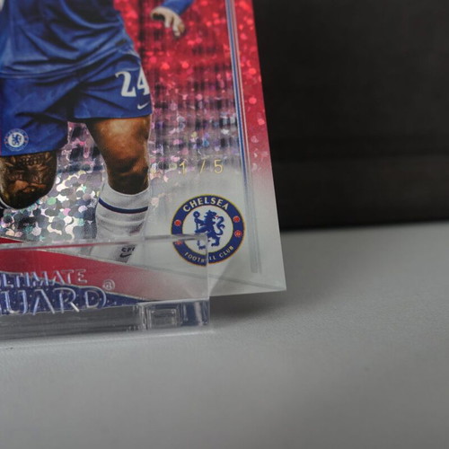 Topps UEFA Club Competitions 2025-26 Reece James Red Sparkle Parallel card Chelsea FC like new