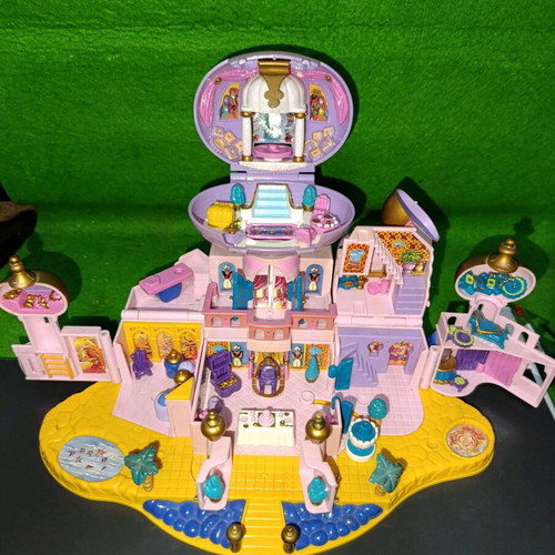 Polly Pocket Disney Jasmine's Royal Palace Aladdin play set used