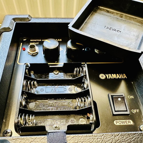 Yamaha AA5 Stereo Monitor Amplifier used, portable with power adapter
