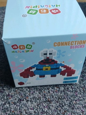 Mr. Crab Building Blocks new, 536 pieces with instructions
