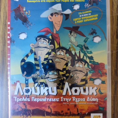 Lucky Luke Crazy Adventures in the Wild West DVD used, dubbed