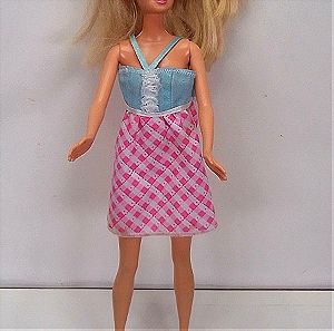 ΚΟΥΚΛΑ Vintage Barbie Fashion Doll 1998/1999 Mattel Blue Eyes  Blonde Blue Pink Dress