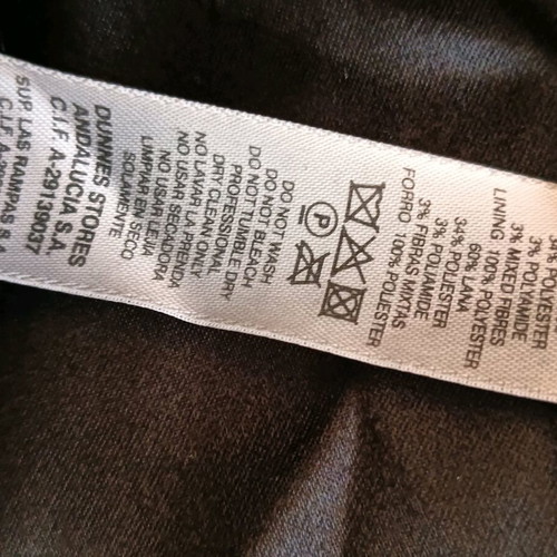 Gray coat with unique design like new