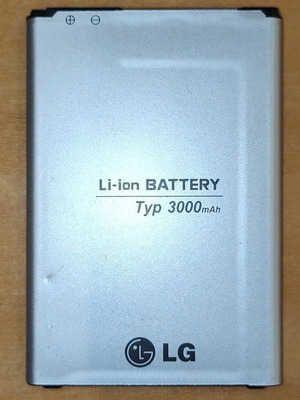LG BL-53YH mobile battery used, 3,000 mAh, compatible with LG G3